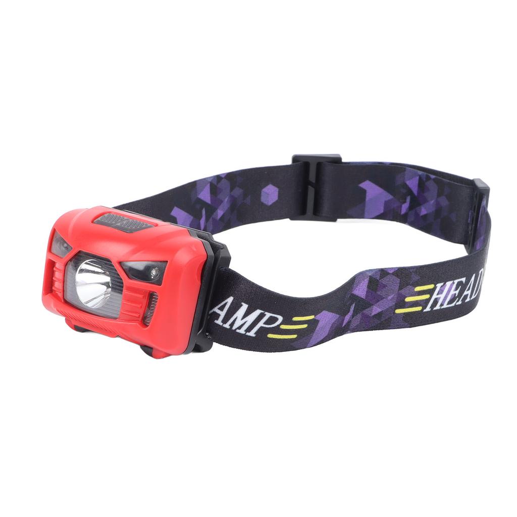 LED Headlamp Ultra Bright IPX7 Waterproof USB Rechargeable Headlamp with Sensor for Outdoor Fishing Running Camping