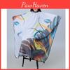 Feather Print Hairdressing Cape For Adult With Antistain Technology Oilresistant