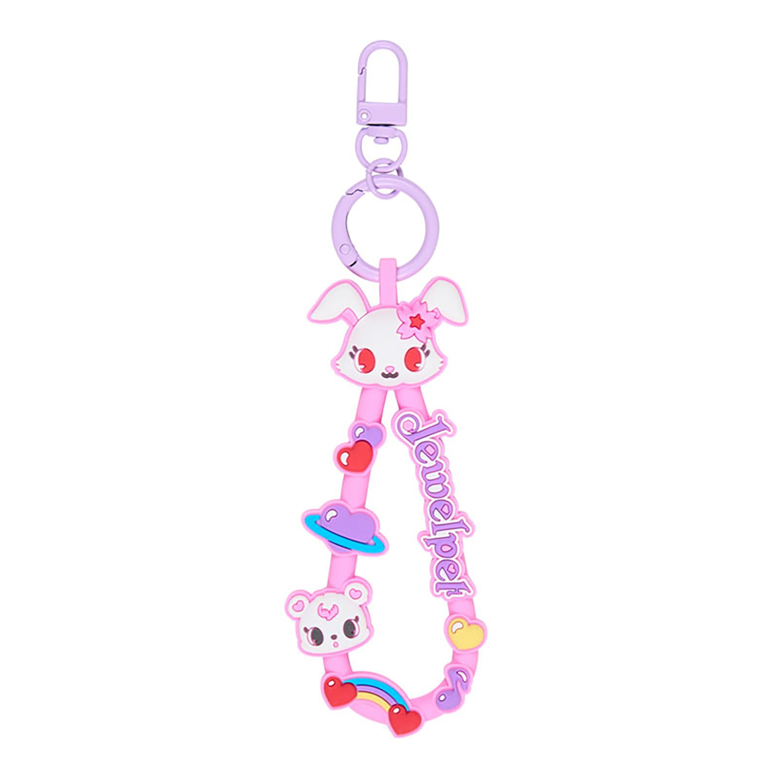 Sanrio Rubber Cord Keychain Grand Prix 1st Jewelpet 829595 (Character Edition)