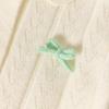 Deesha Girls' Bow Knit Cardigan