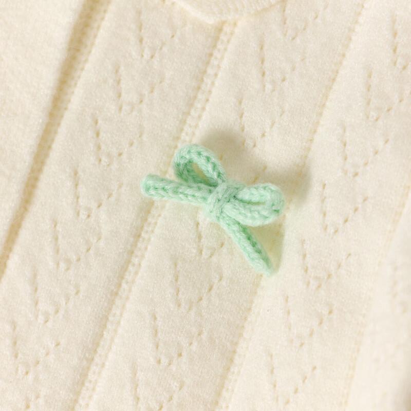 Deesha Girls' Bow Knit Cardigan