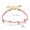 Personalized Bohemian Style Handmade Colorful Woven Bracelet for Women