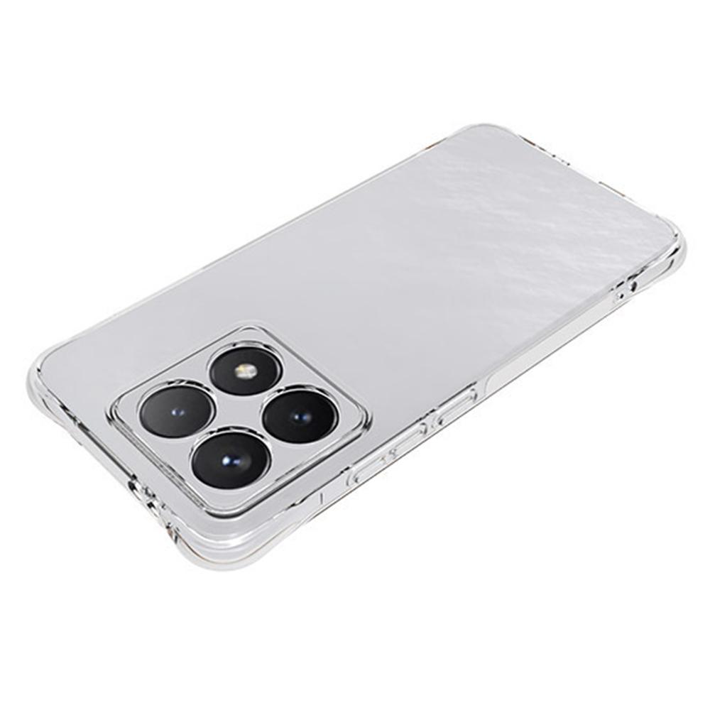WANLONFENG WL Series for Xiaomi 14T TPU Case 2.0mm Phone Cover with Tempered Glass Film
