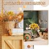 20pcs Golden Ball Dried Flowers Preserved Flowers Home Decoration Natural Dried Flowers