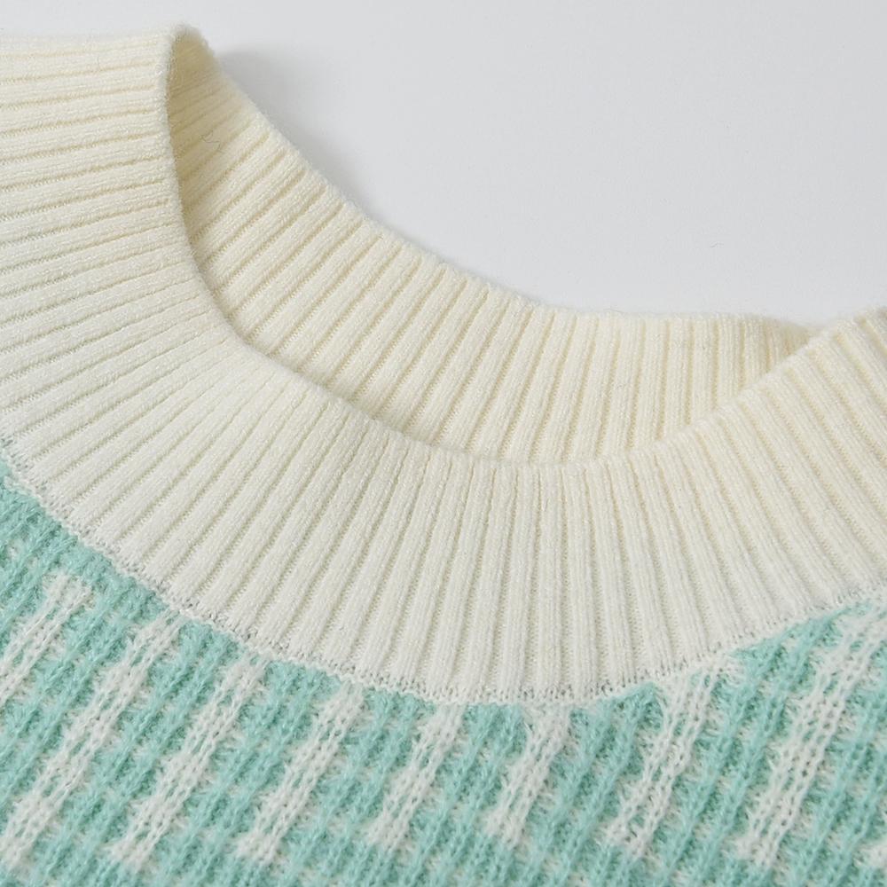 Tröja med rund hals för män Lättviktströjor Stickad tröja för vardags- eller klädsel