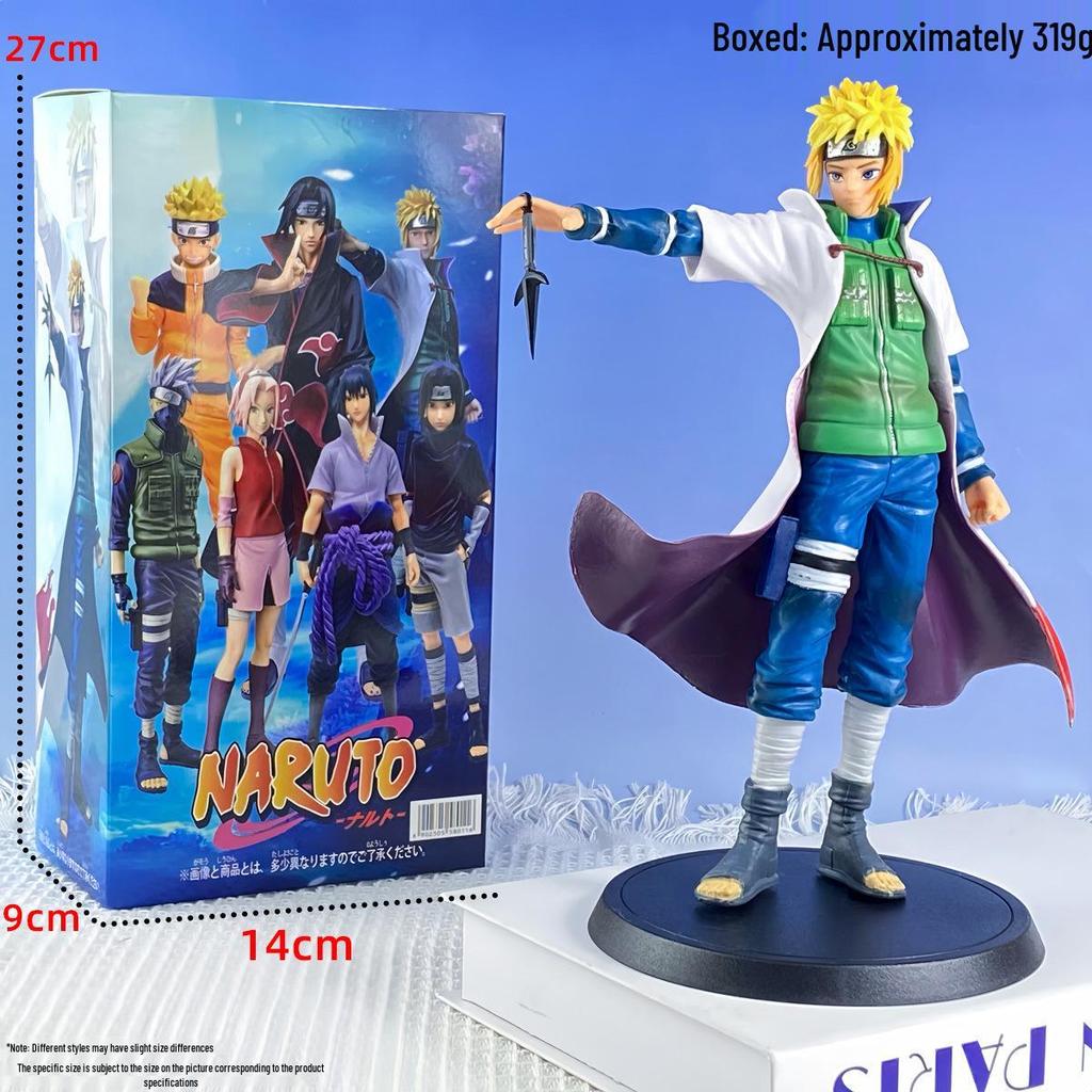Naruto Anime Figure: Great Sword Model Featuring Kakashi, Itachi, Sasuke, Minato, and Sakura