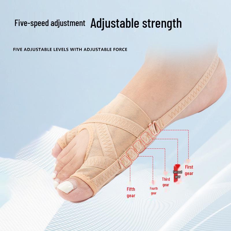 Hallux Valgus Orthotic Sleeve with Toe Separator for Day & Night Wear