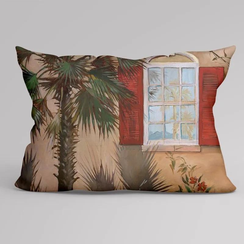 Autumn Home Decoration Throwing Pillow Case Sofa Cushion Cover 45X45Cm 45 * 45 50X50 40X40 Ocean Elements Living Room Aesthetics