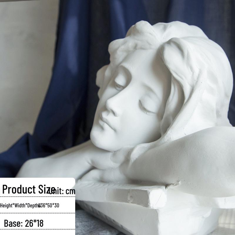 Plaster Cast Geometric Sculpture Set for Art and Photography