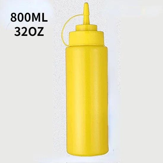 Butelki do wyciskania na przyprawy 250ML/360ML/450ML/650ML/800ML na keczup, musztardę, majonez, ostre sosy, butelki na oliwę z oliwek, gadżet kuchenny