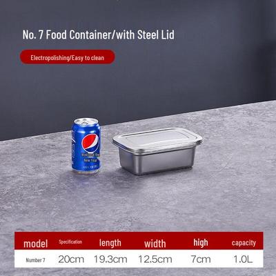 Xihe Zestaw pojemników do przechowywania żywności ze stali nierdzewnej 316