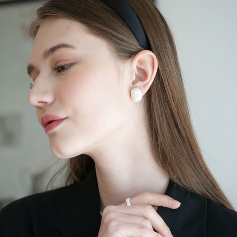 

Фантастическая планета классическая атласная повязка для волос Средняя (3colors) BLACK