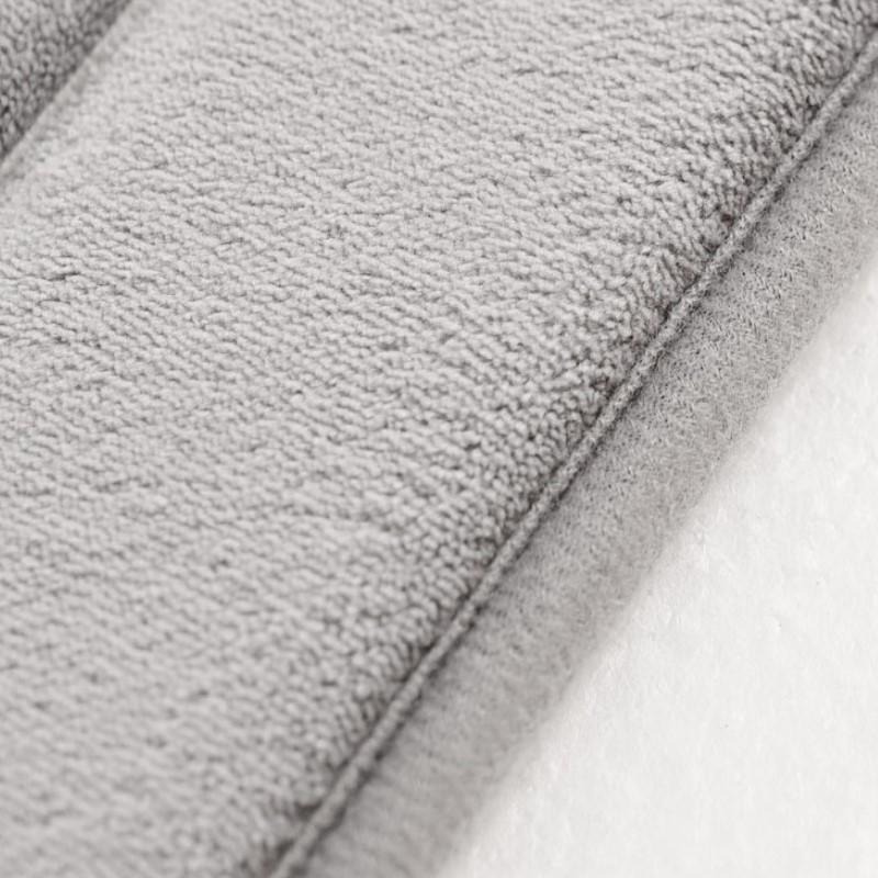 Inyahome Tapis de bain à mémoire de forme Tapis pour salle de bain Absorbant l'eau Sol Intérieur Tapis de porte Extérieur Tapis de cuisine Tapis de douche Blanc