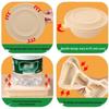Disposable Biodegradable Corn Starch Round Food Containers