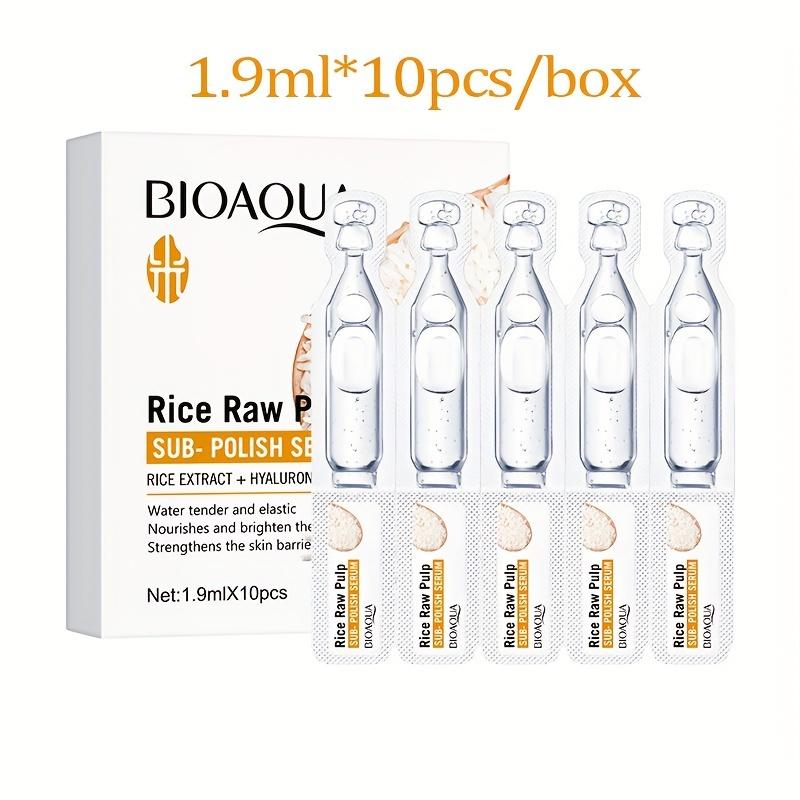 Reisbrei Zweiter Aufguss Essenz Hyaluronsäure Glättende Faltenessenz Hautton Feuchtigkeitspflege Zarte Glatte Gesichtshaut Geeignet für Trockene Dunkle Haut