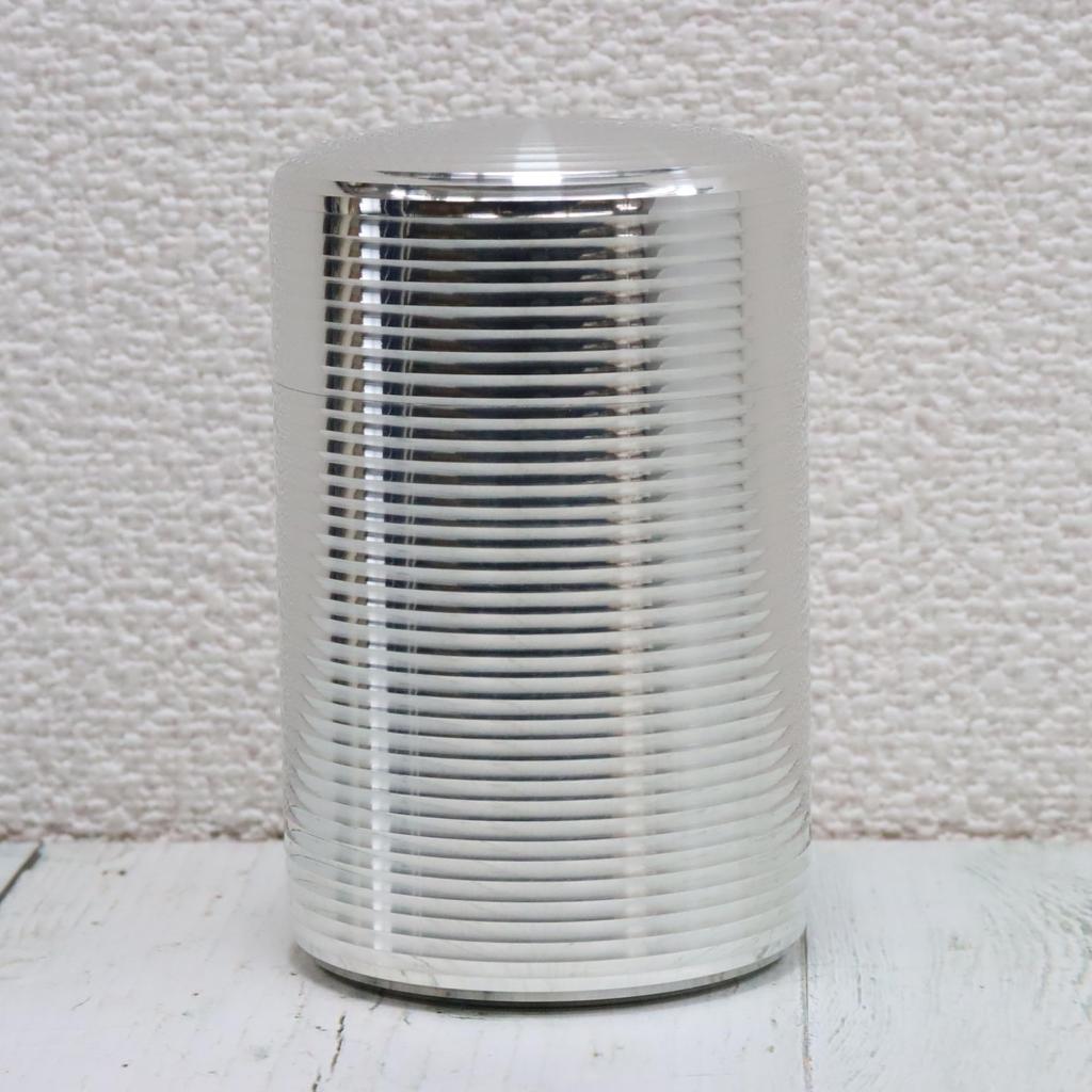 Osaka Tin Ware Tin Tea Pot Senju Gift Wrapping Specification (Suzuki) (polished)