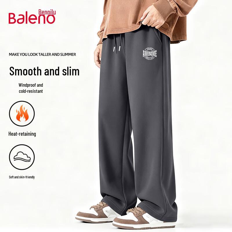 

Baleno Men s Winter Fleece Lined Casual Pants 5XL