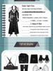 Sephiroth Leather Jacket Cosplay Set from Final Fantasy VII Rebirth