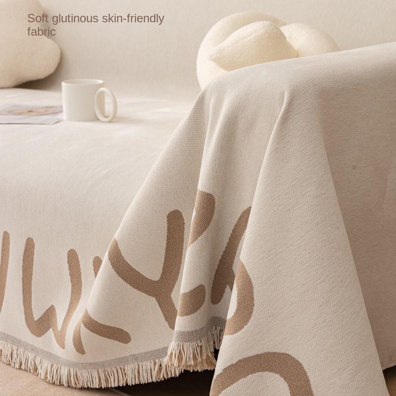 Sofa Cover Blanket for All Seasons All-inclusive Sofa Towel Chenille Cover Living Room Sofa Cover Anti-cat Scratch