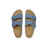 Birkenstock Buckled Open Toe Suede Slippers 1026820