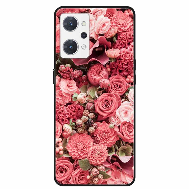 For Oppo Reno 7A 9A Case Phone Cover Soft Silicone Shockproof TPU Funda On For Oppo Reno9 A 5G Protection Capa Reno7 A / Reno9A