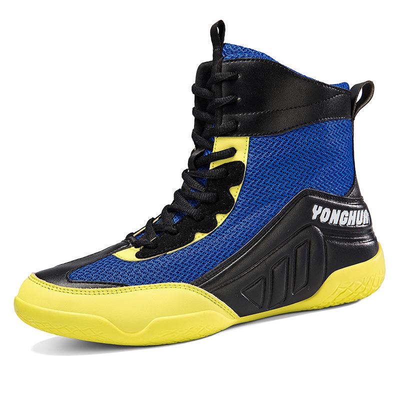 568 High-Top Non-Slip Boxing & Wrestling Shoes for Comfortable Indoor Training & Competition