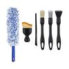 Wheel Brush, Tire Wheel, Car Wash Brush Set of 6, Detail Brush, For Wheel Body, For Car Interior Cleaning, No Damage, Gap Cleaning, Car Wash Set, Car