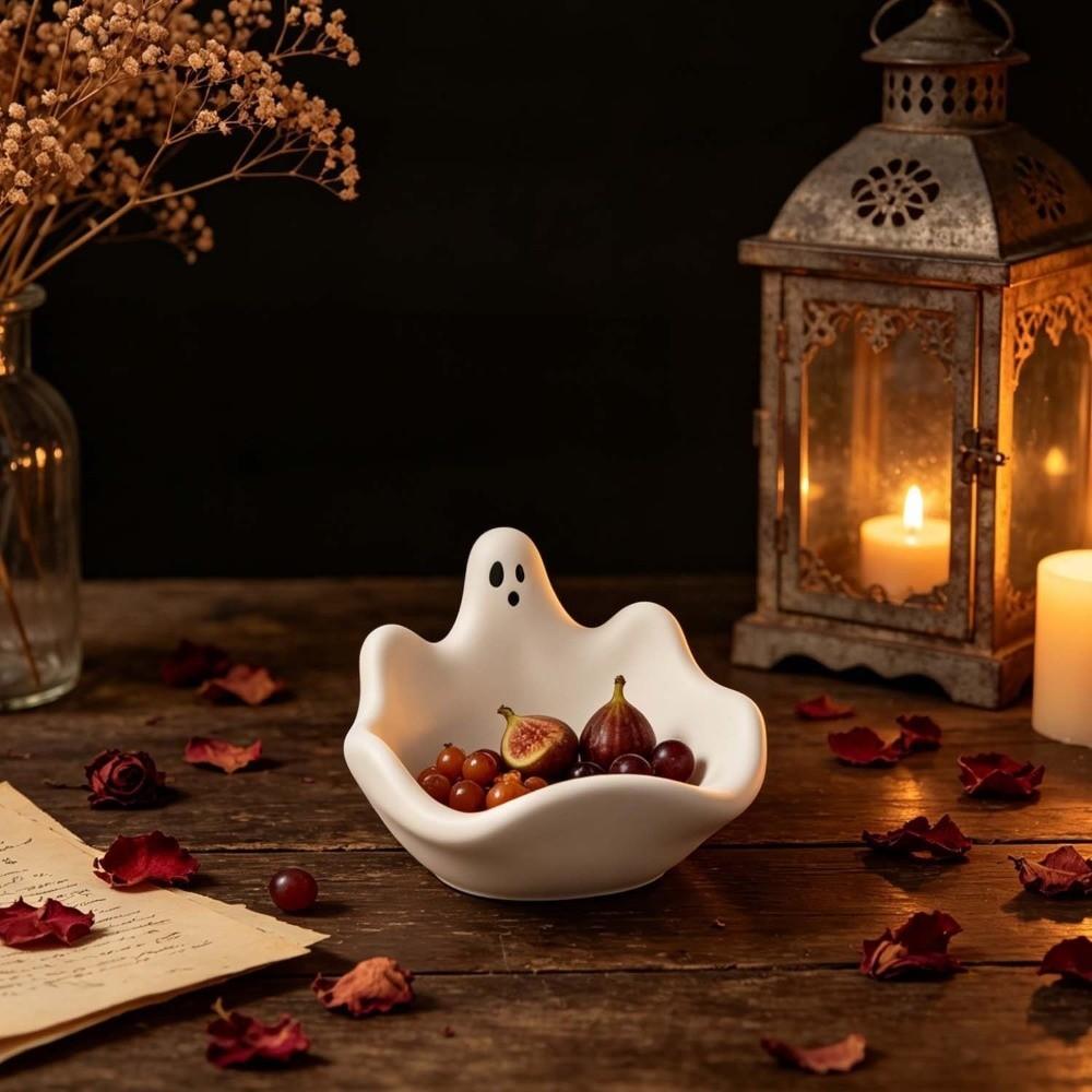 Halloween Theme Candy Bowl Mold Non-Stick Jewelry Storage Tray Mold DIY Handmade Use