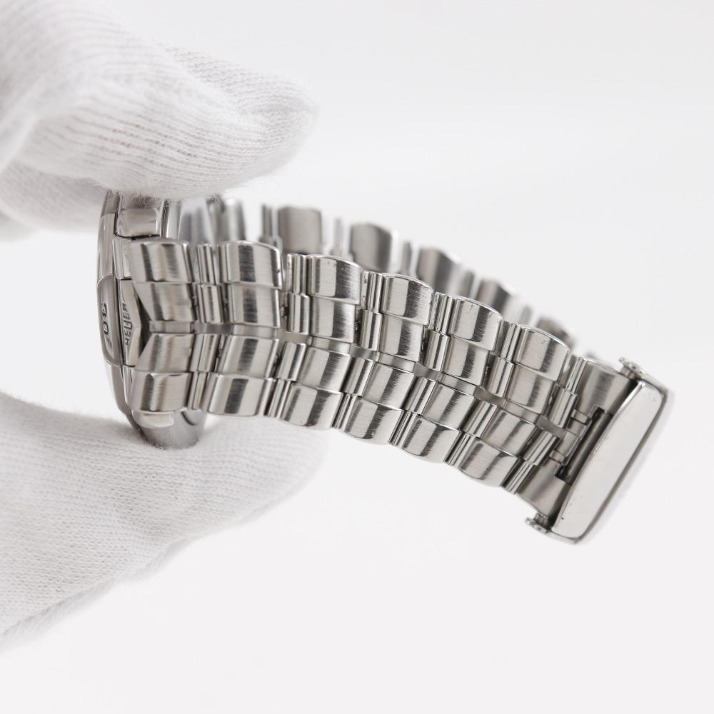 Tag Heuer Professionelle Uhren WH1112 6000er Serie Silbergrau Zifferblatt Edelstahl Quarz Analoge Anzeige Herren Gebraucht