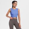 Women's Sexy Sleeveless Sports Crop Top - Yoga & Running Fitness Vest