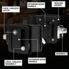 DaierTek RV Trailer Camper Entry Door Lock RV Door Lock Replacement Double Open Door With Deadbolt Computer Key Door Handle