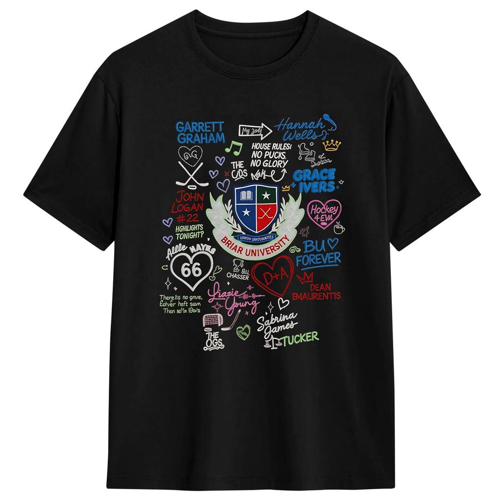 Off Campus EST 2015 Movie Logo T Shirt Beach Cotton T-Shirts for Men Casual Tee Shirt Short Sleeve Y2K Retro Tees