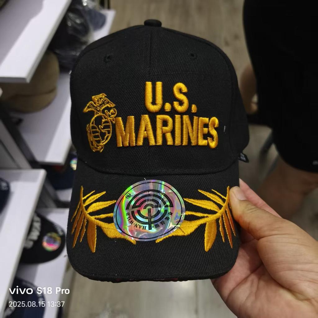 Outdoor US MARINES embroidered baseball cap, marine cap, military camouflage cap
