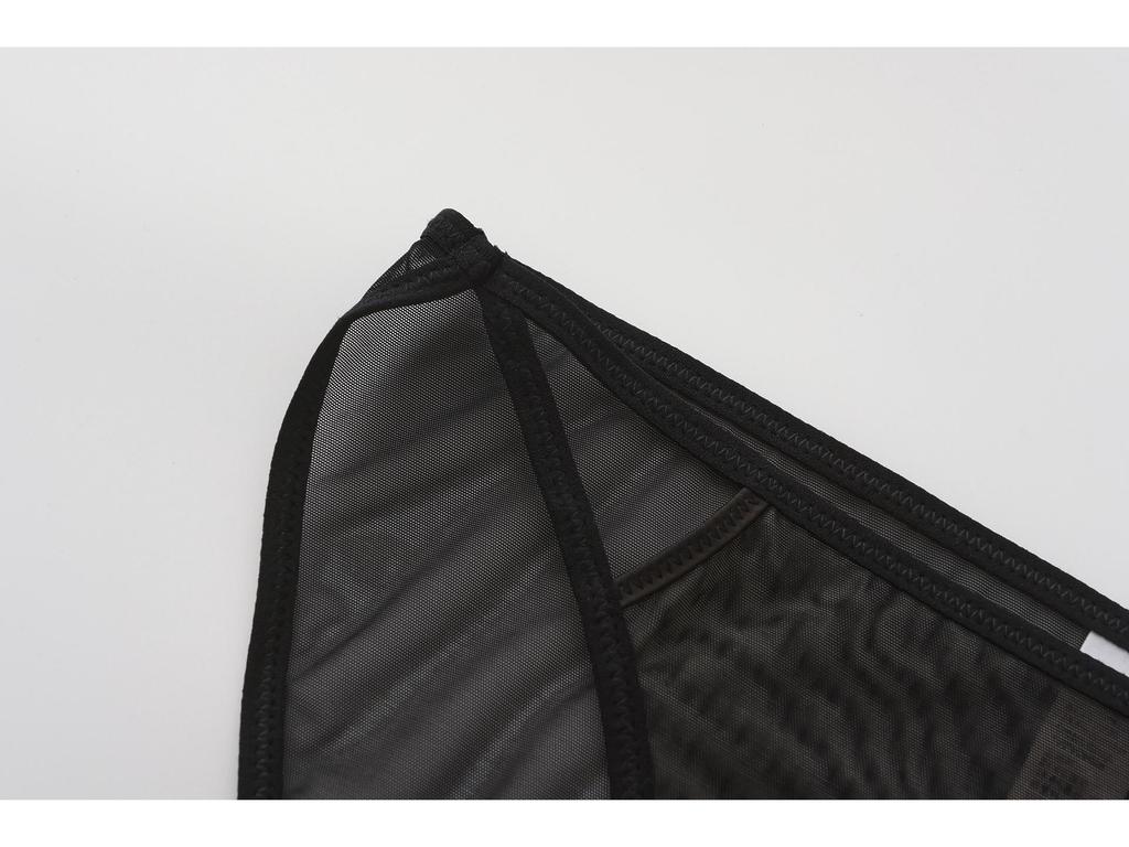 French Smooth Cross Back Push-Up Lingerie Bra - Underwire, Anti-Sagging, Thin Cotton Cup