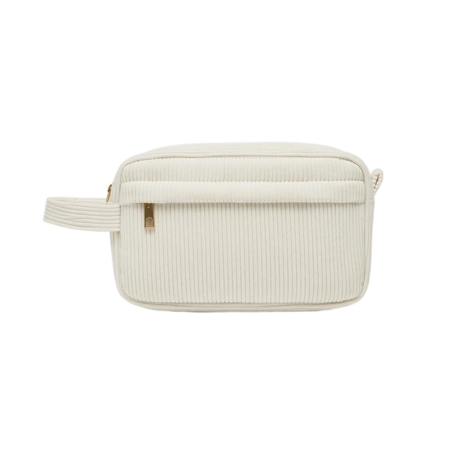 

Handcrafted Thick Yarn Storage Bag Personalized Organizer with Zipper Closure and Handle for Home Travel Use Durable and Practical One Size білий