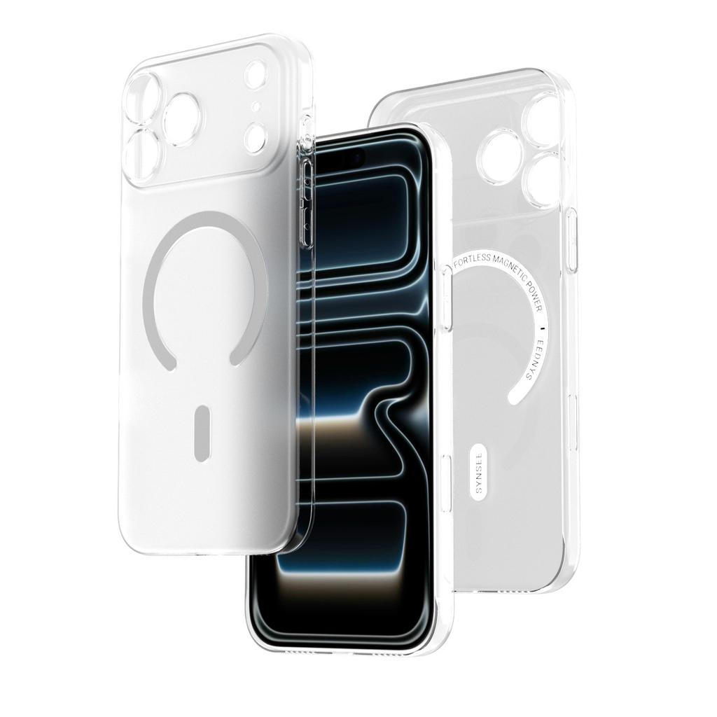 Ultra-thin Matte Ice Mist PC Is Suitable for Apple 16/17Pro Mobile Phone Case IP15 Magnetic Attraction 14 Simple 13 Fashionable Xiaomi