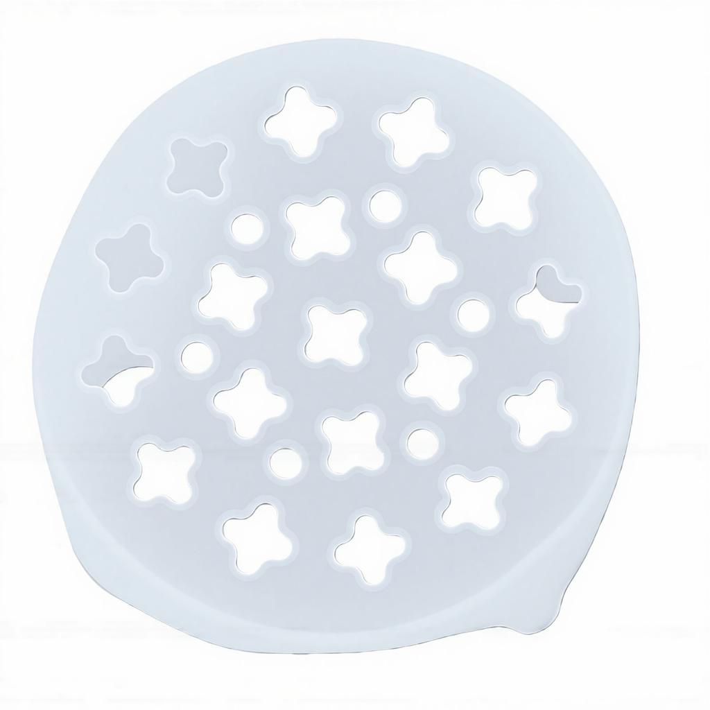 Support de fleurs en silicone Imperméable Réutilisable Grille en silicone Organisateur de fleurs pour arrangement de bouquets Bleu