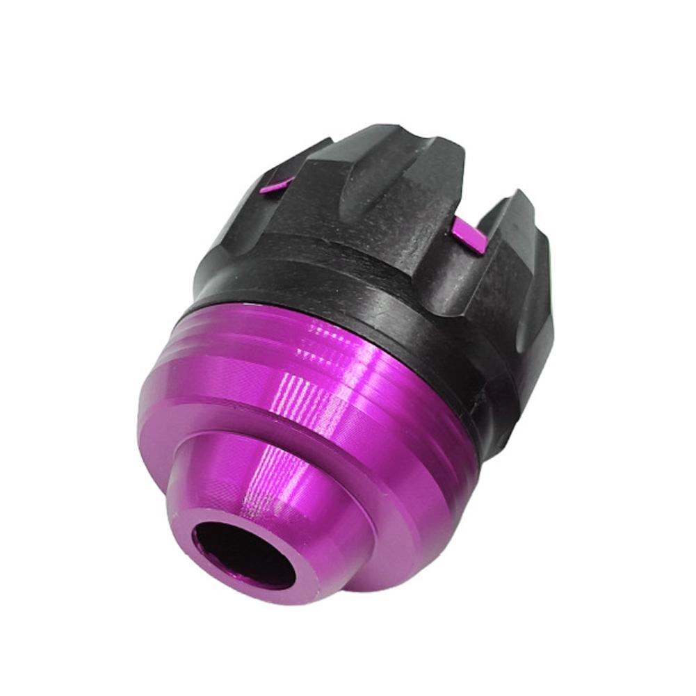 

2Pcs Motorcycle Aluminum Alloy Front Fork Crash Cups Shock Absorber Protector Fork Slider Anti-Scuff Drop Protection Universal фіолетовий