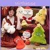 Christmas Santa Plush Toy Decorative Cushion For Kid And Holiday Gift