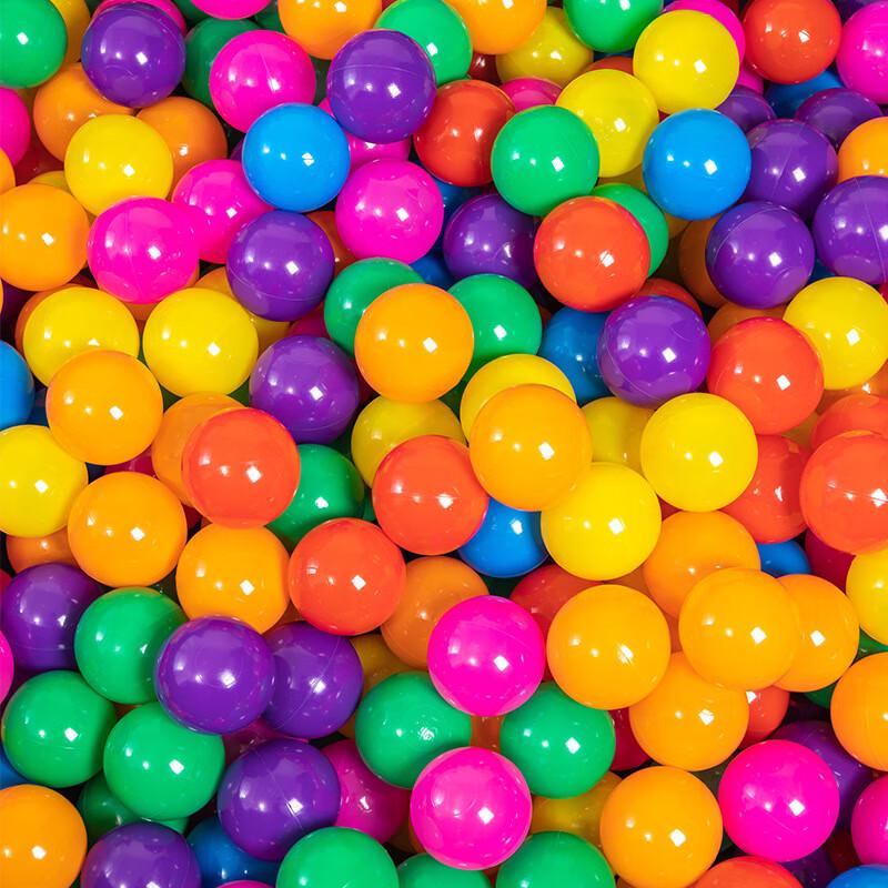 1000-Pack 7cm Colorful Plastic Pit Balls