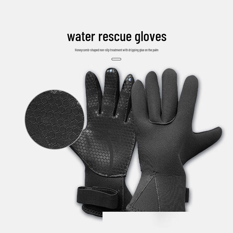 OLOMM Water Rescue & Firefighting Gloves L