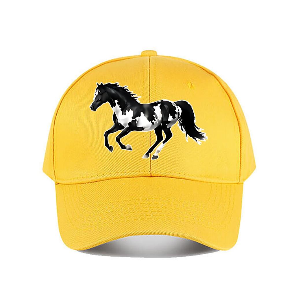 Pferdedruck Mütze Mehrere Farben Baseballkappe Mode Unisex Sonnenhut Damen Outdoor Sport Snapback Kappe