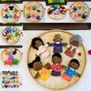 Märchen-Figurenspielzeug Set Handpuppen Plüschtiere Für Kinder Geschenk Mit Weicher PP-Baumwollfüllung
