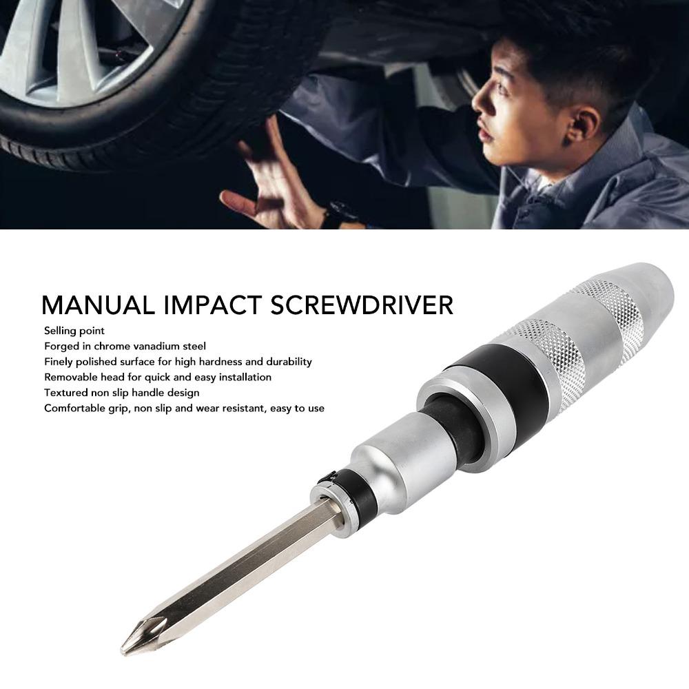 13pcs Reversible Manual Impact Screwdriver Drive Impact Screwdriver For Tighten Fasteners