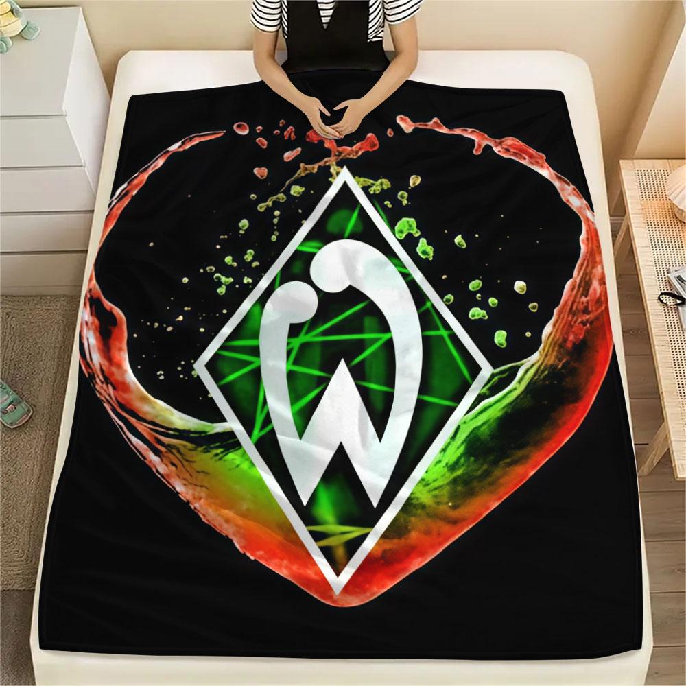 Coperta in Flanella Werder Bremen, Alta qualità, Confortevole per Tutte le Stagioni, Decorazione per la Casa, Calore e Comfort
