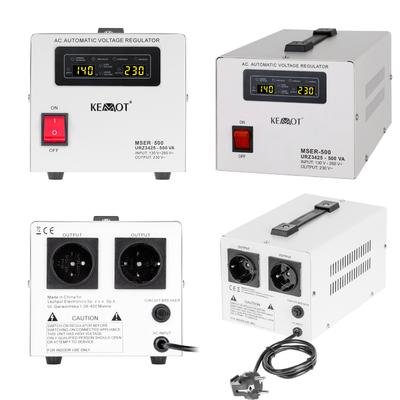 Voltage Regulator Servomotor 230V 500VA Kemot
