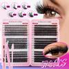 570 Tufts Of D-Curve Single Tufts Of False Eyelashes 10-18Mmdiy Segmented Grafting To Extend Natural Dense Hair