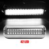 2Pcs 42 LED Waterproof Marine Boat LED Light Stainless Steel Underwater Pontoon Transom Lamp Yacht Cabin Deck Tail Lights