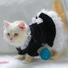 Dog Costume Dress Cat Clothes Cute Clothing Outfits Small Animal Lace Decors Apparel for Girl Cat Puppies Small Dogs
