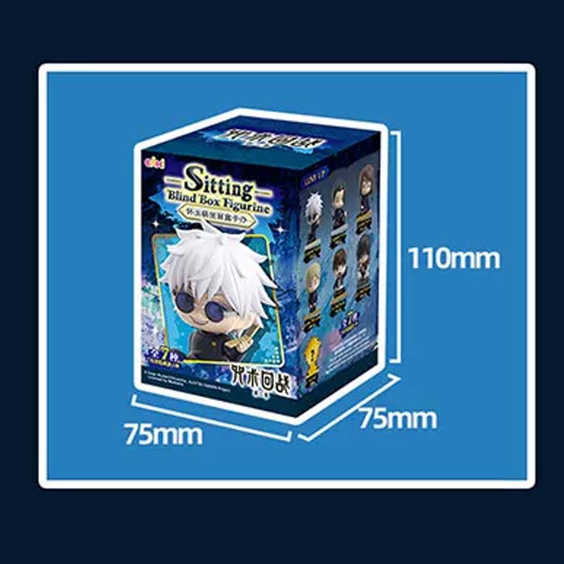 EAKI Jujutsu Kaisen Gojo Satoru Blind Box Anime Sammelfigur Schreibtischdekoration Spielzeug Geschenk für Anime-Fans Versteckte Version